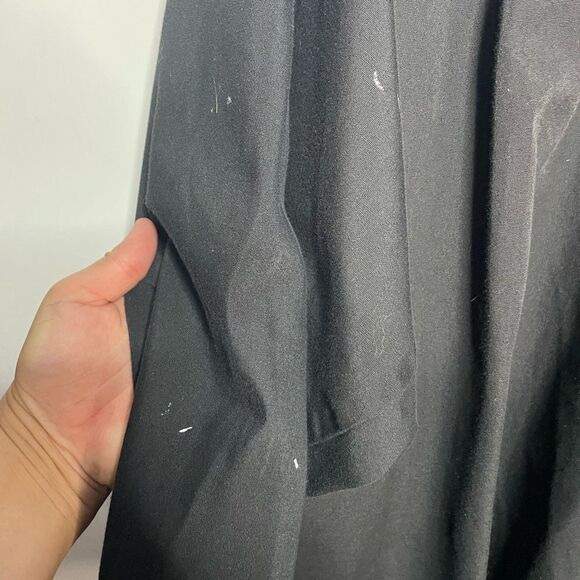 5 forā$25š„Fundamentals Button Front Black Scrub Jacket 4X - Picture 7 of 9
